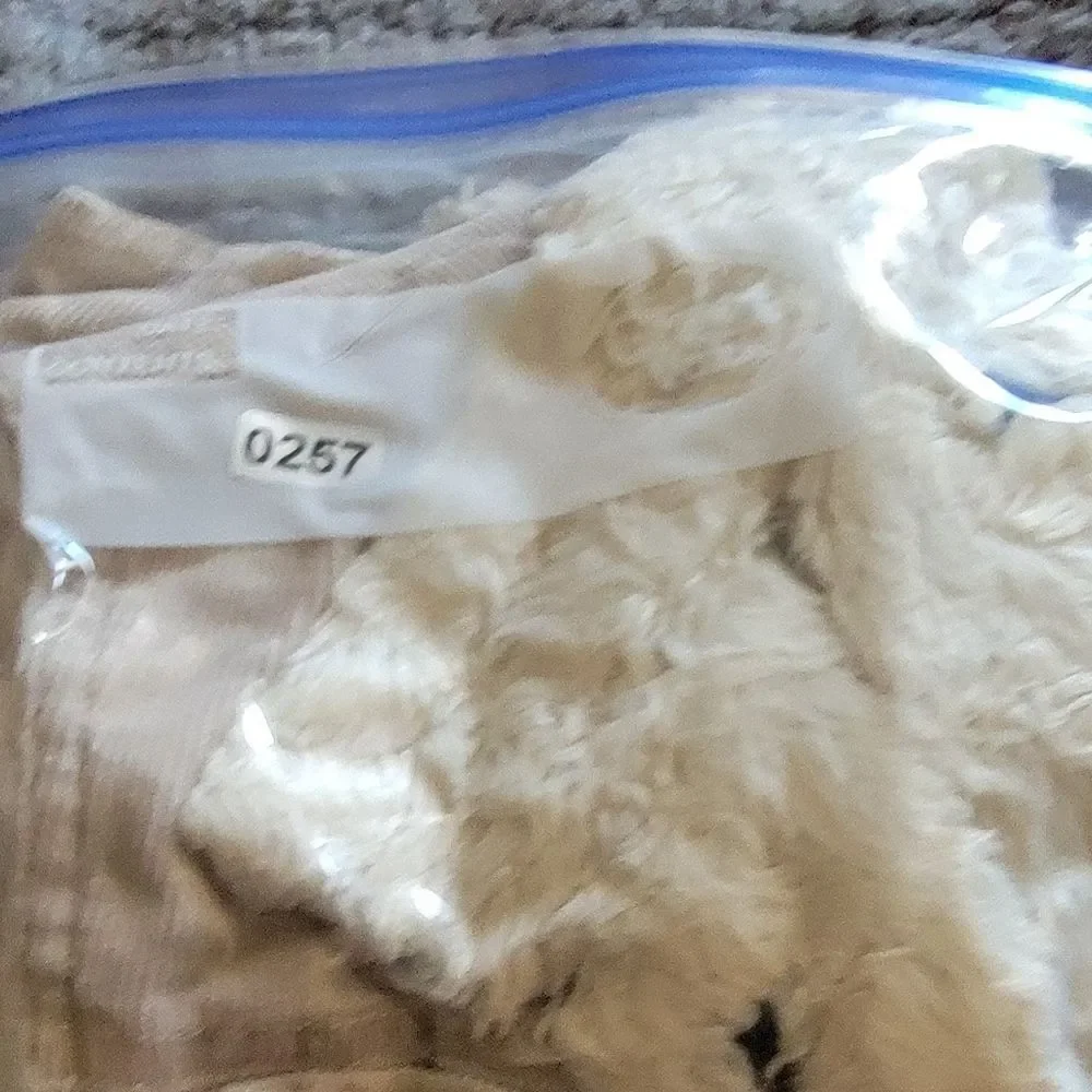 Limited Too Beige Sherpa Corduroy Vest (Girls 12)
